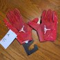 NEW Nike Jordan Jet 7.0 Football Gloves Red White Size XL