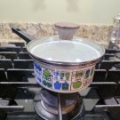 Retro Enamel Vintage GHC 10” Pot Pan MCM Danish Kitchen Design