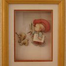 3D Paper Art Piece-Little artist and little Dog