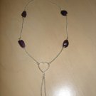 AMETHYST .925 STERLING SILVER NECKLACE