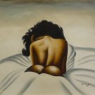 New Hand-Made 20x24" 'Nude Woman' Oil Painting on Canvas