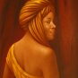 20x24" Original African American Woman Oil Painting on Canvas