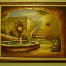 36x48" Water Fountain Oil Painting on Canvas