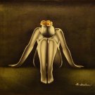 New Hand-Made 20x24" 'Dancer' Oil Painting on Canvas
