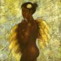New Hand-Made 20x24" 'Black Woman' Oil Painting on Canvas