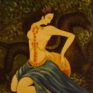 New Hand-Made 20x24" 'Asian Woman' Oil Painting on Canvas