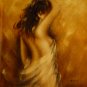 New Hand-Made 20x24" Woman's Back Oil Painting on Canvas