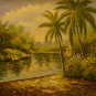 New Hand-Made 20x24" Lanes of Trees Oil Painting on Canvas