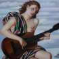 Guitar Player Oil Painting on Canvas