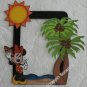 DISNEY SUMMER Mickey Minnie Scrapbook Paper Piece Frame - You Choose - SSFFDeb