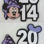 DISNEY MINNIE 2014 or 2015 DIE CUT TITLE - Scrapbook Page Paper Piece - SSFFDeb