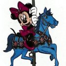 DISNEY MINNIE on Carousel Horse - Scrapbook Page Printed Paper Piece - SSFFDeb