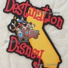 DESTINATION DISNEY California by Car Die Cut Title Scrapbook Page Paper Piece