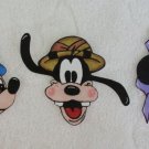 DISNEY Mickey Minnie Goofy Heads - Printed Scrapbook Page Paper Piece - SSFFDeb