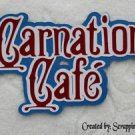 DISNEYLAND DINING - Disney Carnation Cafe TITLE Scrapbook Page Paper Piece