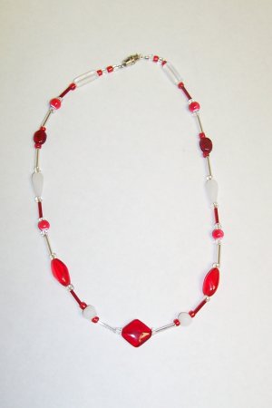 red and white