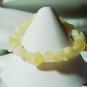 Natural colored glass stretch bracelet