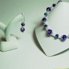 purple and silver set