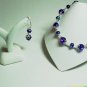 purple and silver set