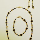 black and gold set