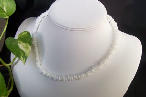 White Puka Shell Necklace