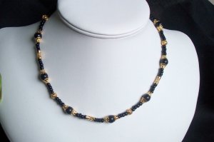 Black and Gold Necklace