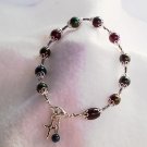 Multi-Rainbow Rosary Bracelet