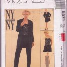 McCall’s Pattern 9571 NY The Collection Uncut Lined Jacket Dress Top Pants Size 8