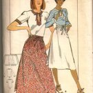 Butterick 5325 Sewing Pattern Misses Wrap Skirt w/ Top Size 12 Uncut