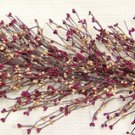 Burgundy and Gold Pip Berry Garland