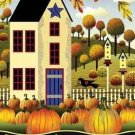 Welcome Autumn House Flag-Fall Flag