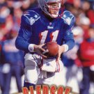 Drew Bledsoe Pinnacle 1997 Football Trading Card Patriots