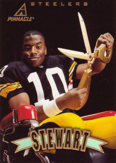 Kordell Stewart Pinnacle 1997 Football Trading Card Steelers