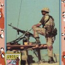Desert Storm Trading Card Topps 1991 2nd Series Machine Gun