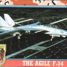 Desert Storm Trading Card Topps 1991 2nd Series The Agile F 14