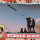 Desert Storm Trading Card Topps 1991 2nd Series Stinger Missile