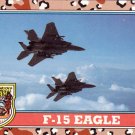 Desert Storm Topps 1991 Trading Card 2nd Series F15 Eagle