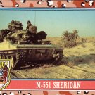 Desert Storm Topps 1991 Trading Card 2nd Series M551 Sheridan
