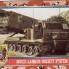 Desert Storm Topps 1991 Trading Card 2nd Series Multi Launch Rocket System