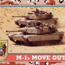 Desert Storm Topps 1991 Trading Card 2nd Series M1s Move Out