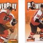 Hockey Trading Cards Lot of 2 PowerPlay insert cards John LeClair, Mikael Renberg Skybox 1995-96