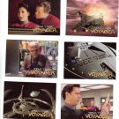 Star Trek Voyager Trading Cards 1995  Cards #4, 7, 8, 10, 11, 14