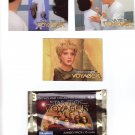 Star Trek Voyager Trading Cards 1995  Cards #43, 44, 50 & Wrapper