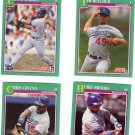 Los Angeles Dodgers Baseball Trading Cards Lot of 4 Score 1991