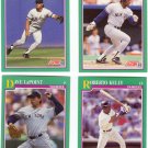New York Yankees Baseball Trading Cards Lot of 4 Score 1991