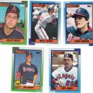 Baseball Trading Cards California Angels Lot of 5 Topps 1990