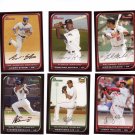 Topps 2008 Trading Cards Baseball (6) Bowman with 2 rookies