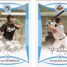 Tyler Kolodny/Logan Morrison Topps 2008 Baseball Trading Card