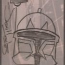 Star Wars Clone Wars JASON HUGHES Clone Trooper Sketch Card 1/1