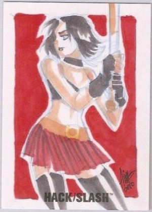 HACK/SLASH CASSIE SKETCH CARD IRMA AHMED 5FINITY
